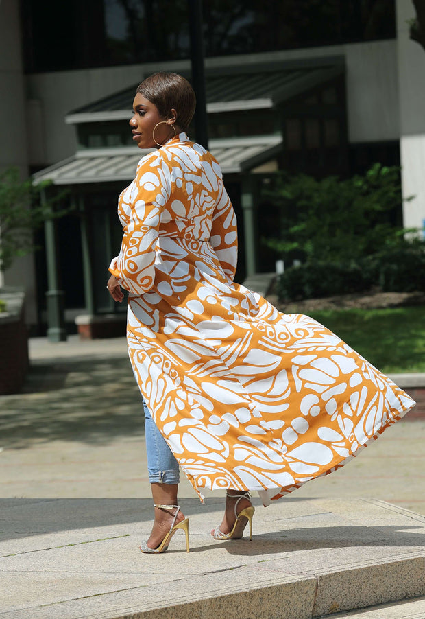 Belted Maxi Duster