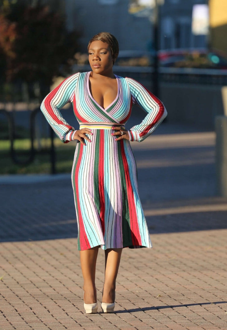 how to style a ribbed midi dress How to Wear a Ribbed Dress ? 20 Outfit Ideas