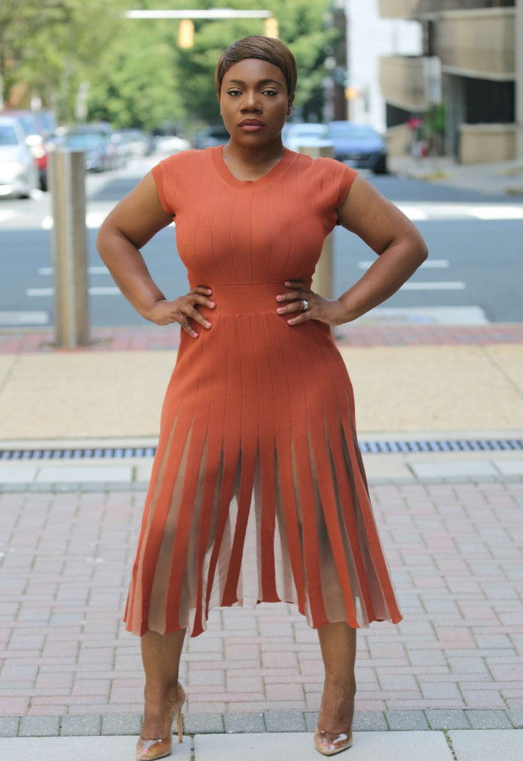 en saison red dress En Saison / Emma Mini Dress / Medium