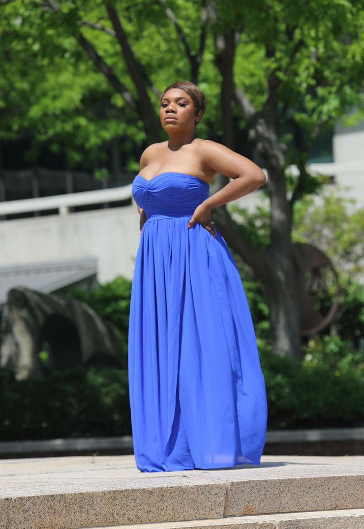 Pleated Tube Maxi Dress | ChloeRae Pleated Tube Maxi Dress | ChloeRae