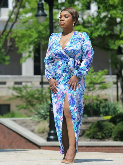 Island Bae | Wrap Maxi Dress