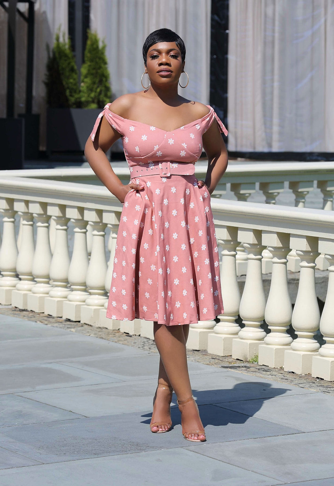 a line swing dress pattern agnes swing top & dress – Hallå Patterns main image 1