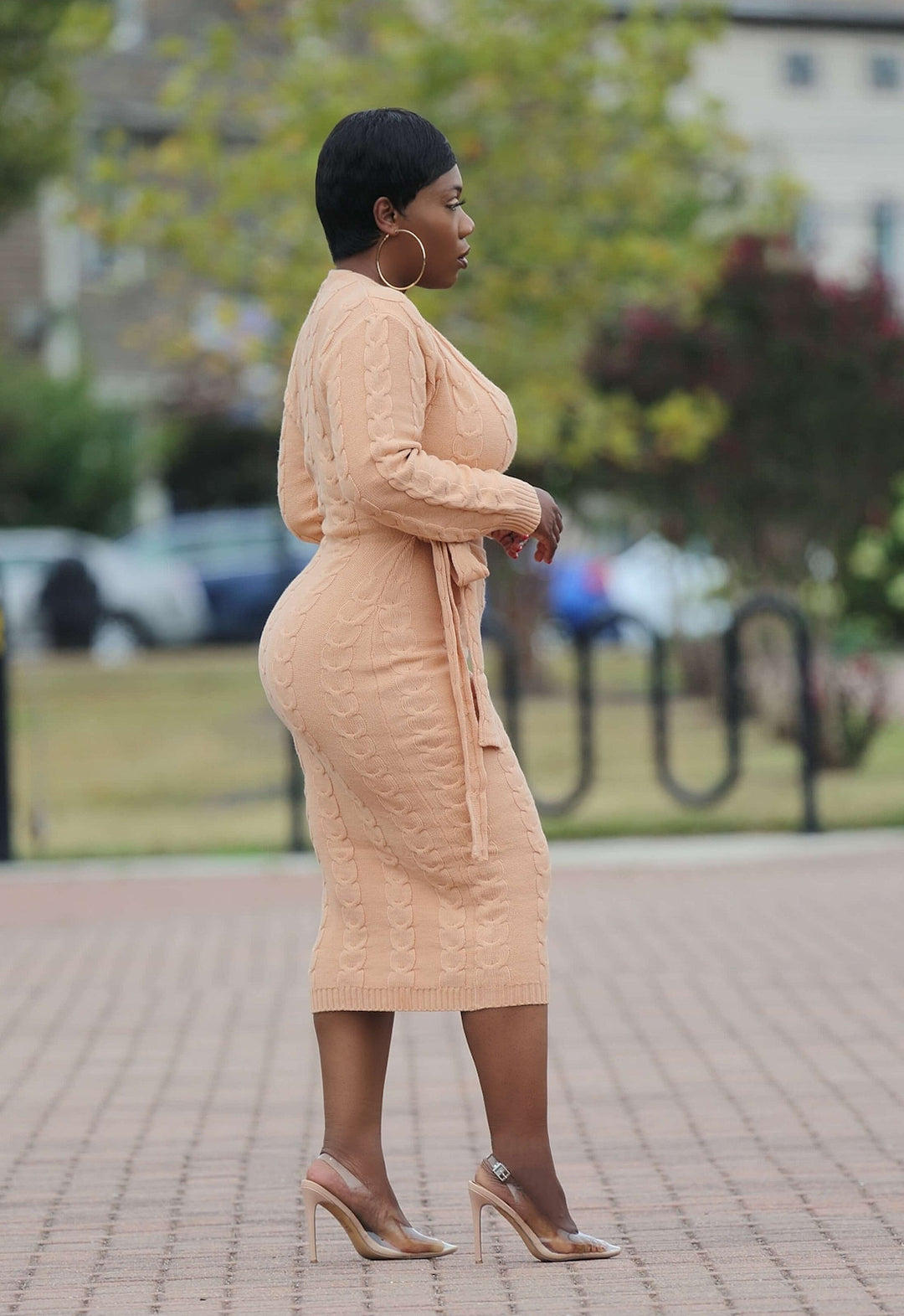 cable knit wrap dress Midi Wrap maxi dress