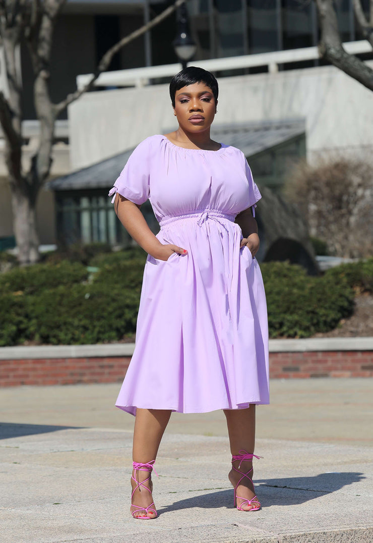 Lilac Midi Dress Lilac Midi Dress