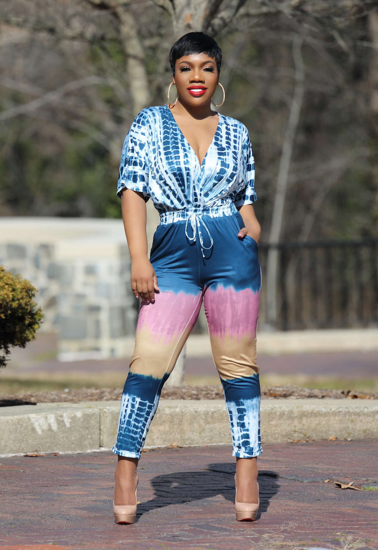 V-Neck Jumpsuit