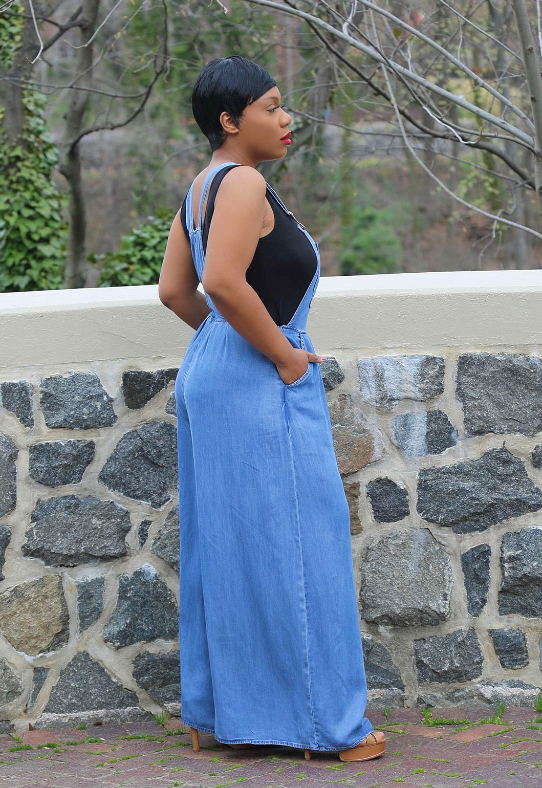 Wide Leg Overalls | Chloerae ChloeRae Wide Leg Overalls | Chloerae ChloeRae