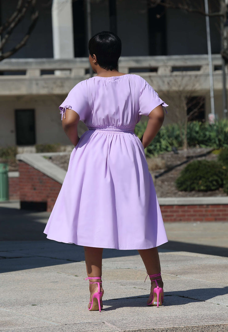 Lilac Midi Dress Lilac Midi Dress
